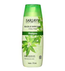 Black & Shiny Hair Shampoo Urang Aring 170 mL