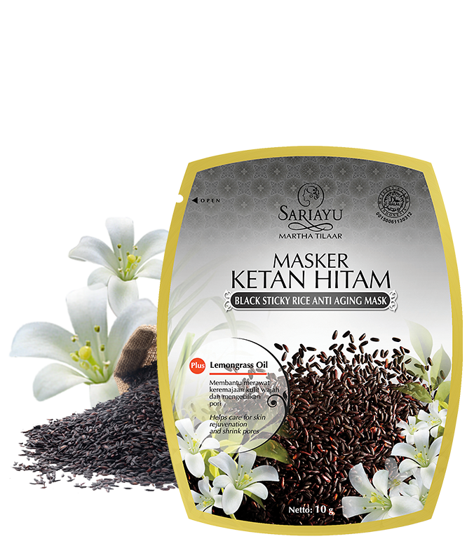 Masker Ketan Hitam Sachet 10 g