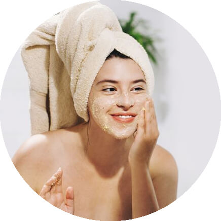 Bright Skin Putih Langsat Face Scrub 75 g