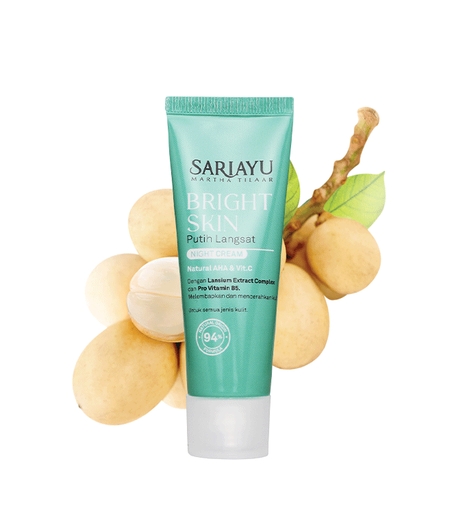 Bright Skin Putih Langsat Night Cream 20 g