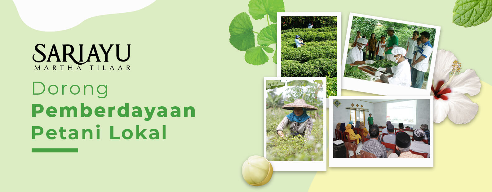 Berbasis SDGs, Martha Tilaar Group Manfaatkan Kemitraan dengan Petani Lokal dalam Produksi Sariayu