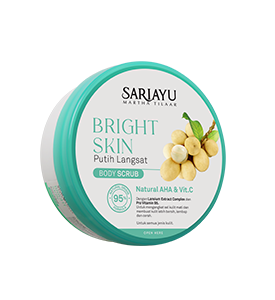 Bright Skin Putih Langsat Body Scrub 175 g