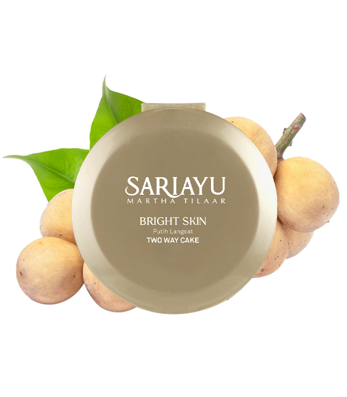 Refill Bright Skin Putih Langsat Two Way Cake 